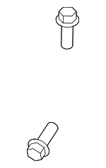 90110SE7000 - Body: Impact Bar Bolt for Honda: Accord, Accord Crosstour, Civic, CR-V, Crosstour, Element, Fit, HR-V, Odyssey, Pilot, Ridgeline Image