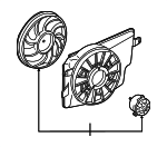 YR3Z8C607AB - Cooling System: Fan Module for Ford: Mustang Image
