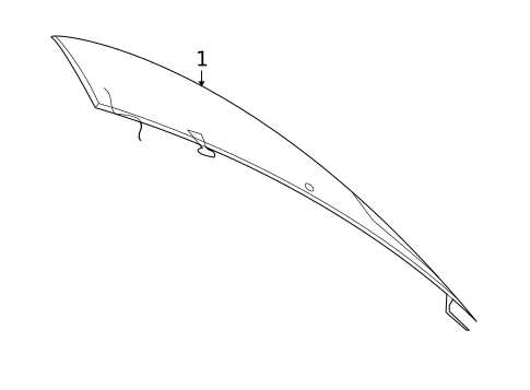 Glass - Lift Gate for 2020 Mini Cooper #0
