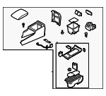 92111AG03AWA - : Console Assembly for Subaru: Legacy, Outback Image