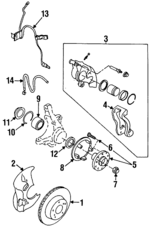 26291AA0528A - : Caliper for Subaru: Legacy Image