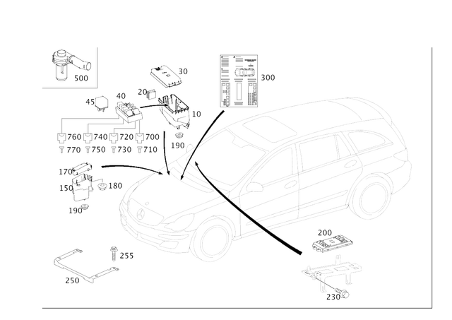 1645400672 - Electrical Equipment and Instruments: Relay Unit for Mercedes-Benz Image image