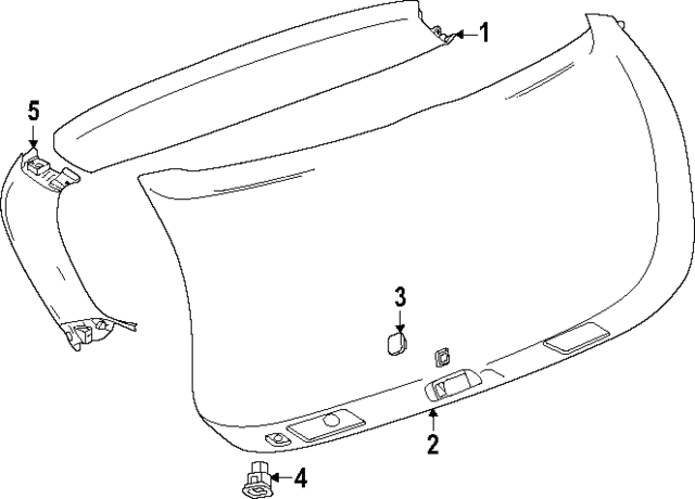 85075638 - : Side Gate Trim for Acura Image