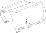85075638 - : Side Gate Trim for Acura Image