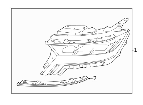 Headlamp Components for 2022 Kia Sorento #0