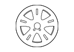 2044010402 - : Wheel Alloy for Mercedes-Benz Image