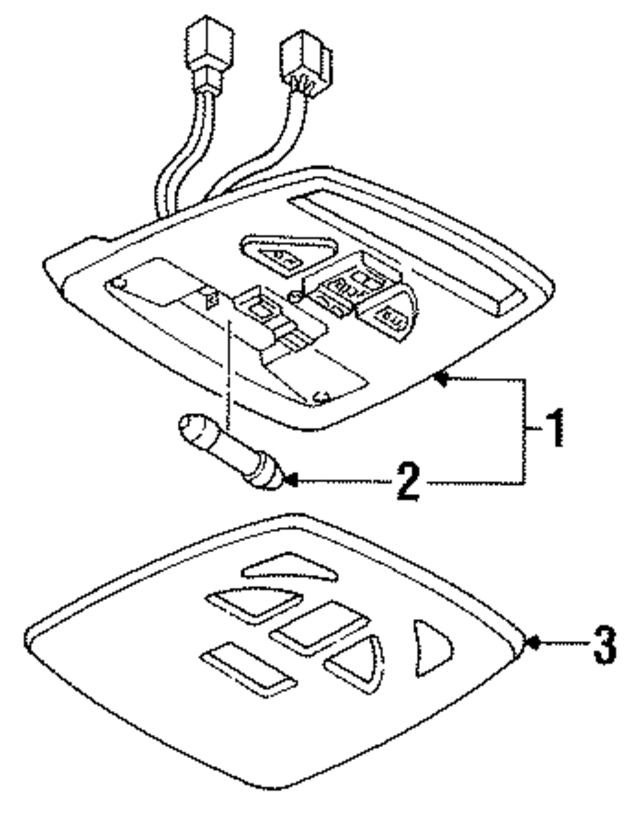 F32Z61519A58J - Body: Console for Ford: Probe Image