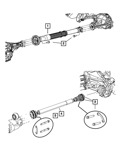 Propeller Shaft for 2007 Jeep Grand Cherokee #0