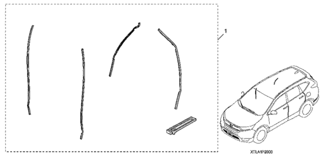 Door Edge Guard for 2019 Honda CR-V #0