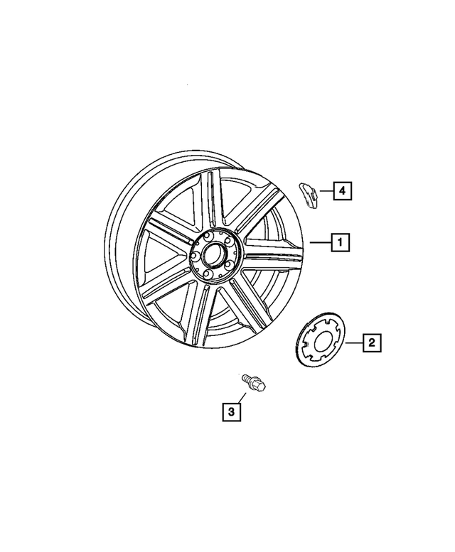 5096856AC - Wheels: Wheel Nut for Mopar Image image