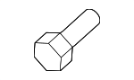 11609465 - Body: Handle Cover Bolt for GM Image