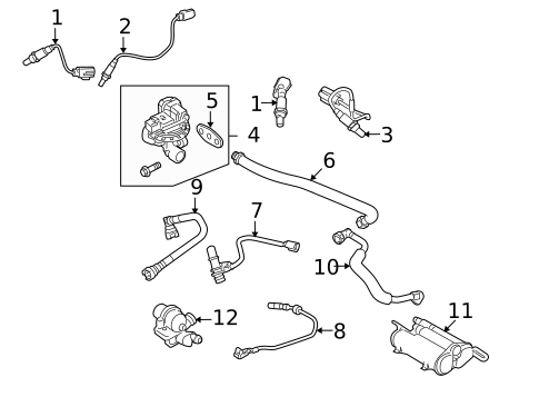 Emission Components for 2006 Land Rover LR3 #0
