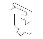 7666255G00 - Body: Rear Trim Panel Cap for Suzuki: Aerio, SX4 Image