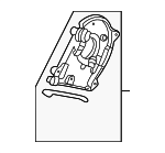 11860R70A00 - Engine: Inner Timing Cover for Honda: Accord, Accord Crosstour, Crosstour, Odyssey, Passport, Pilot, Ridgeline Image