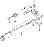 FO3Z3530A - Steering: Shroud for Ford Image