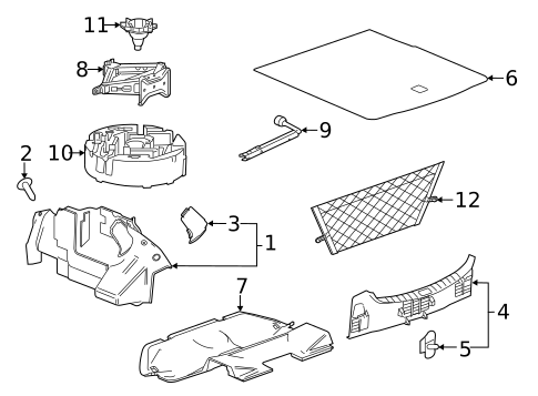 Interior Trim - Rear Body for 2023 Buick Enclave #3