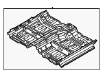 65100D3000 - Body: Front Floor Pan for Hyundai Image