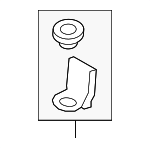 13718620475 - Engine: Air Cleaner Assembly Side Bracket for BMW: 530e, 530e xDrive, 530i, 530i xDrive, 540d xDrive, 540i, 540i xDrive, 640i xDrive Gran Turismo, 740e xDrive, 740i, 740i xDrive, 745e xDrive, 750i xDrive, 840i, 840i Gran Coupe, 840i xDrive, 840i xDrive Gran Coupe, M5, M550i xDrive, M8, M8 Gran Coupe, M850i xDrive, M850i xDrive Gran Coupe Image