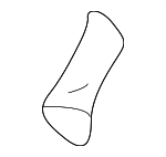 922800P000 - HVAC: Cable Clip for Nissan Image