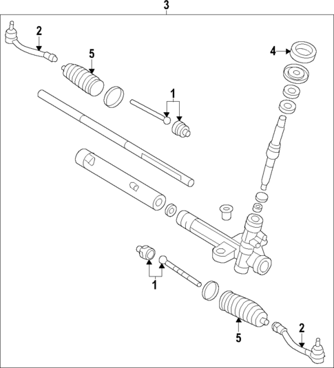 Steering Gear & Linkage for 2025 Hyundai Kona Electric #1