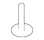 MB45558225 - Body: Hinge Bolt for Genesis: Electrified G80, G70, G80, G90 | Hyundai: Elantra, Elantra Coupe, Elantra GT, Elantra N, Genesis, Genesis Coupe, Ioniq, Santa Cruz, Santa Fe, Scoupe, Sonata, Tucson Image