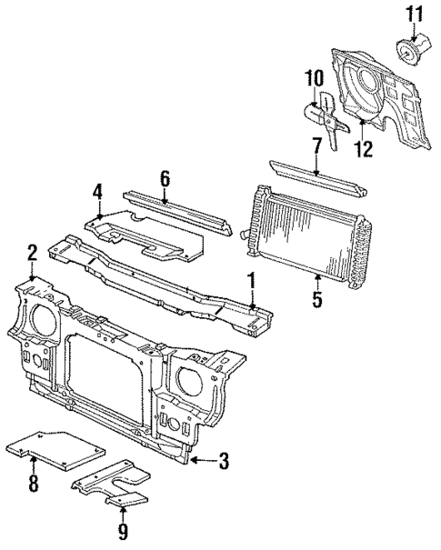 Cooling Fan for 1986 Ford EXP #0