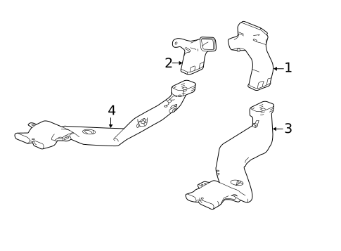 Ducts for 2017 Honda Accord #1