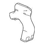 83332T2AA00 - Body: Front Duct for Honda: Accord Image