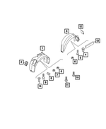 68656133AA - : Splash Shield, Left for Mopar Image