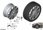 36117855084 - Wheels: Disk Wheel, Light Alloy, in Orbitgrey for BMW Image