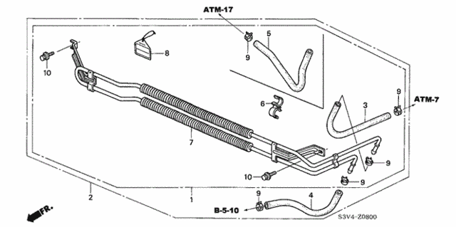 ATF Cooler Kit for 2003 Acura MDX #0