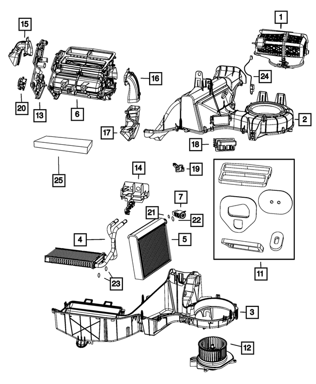 68004020AA - Air Conditioners and Heaters: Heater Core O-ring for Mopar Image
