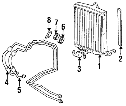 Trans Oil Cooler for 1996 Porsche 911 #0