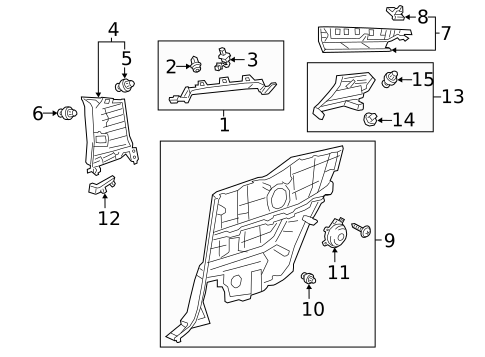 トヨタ　レクサス　lc500 lc500hクーペ　リアクォータートリムパネル 楽天市場】lexus lc500 リア（パーツ｜車用品）：車用品・バイク用品の通販