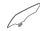83420B1510 - : Door Glass for Genesis: G80 Image