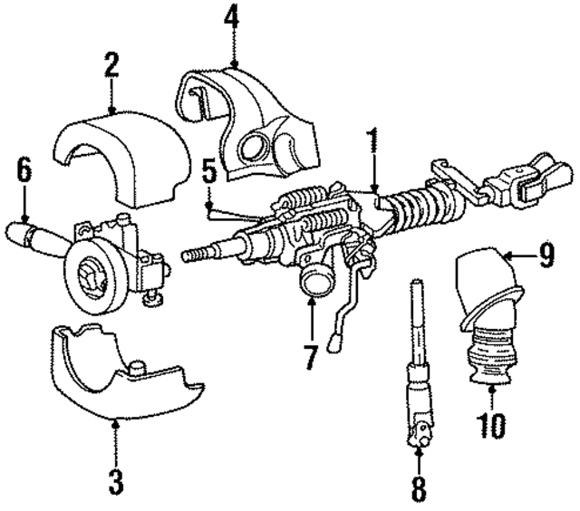 5066108AC - Steering: Column Assembly for Mopar Image