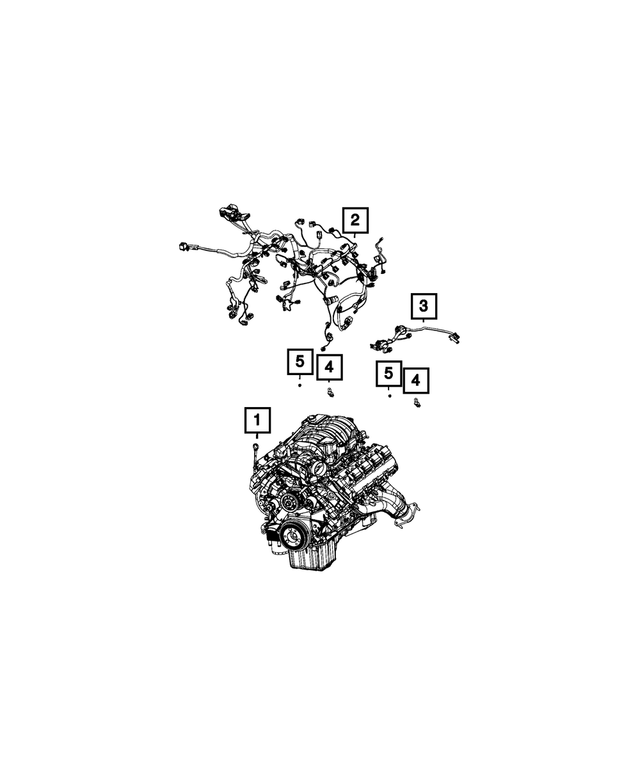 68304925AD - : Engine Wiring for Mopar Image