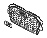8W0853651EBRN4 - : Grille Assembly for Audi: A4, A4 Quattro, S4 Image