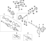 NL1Z3A428B - Front Drive Axle: Axle Assembly for Ford: Expedition | Lincoln: Navigator Image