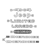 68745546AA - : Laredo Nameplate for Mopar Image