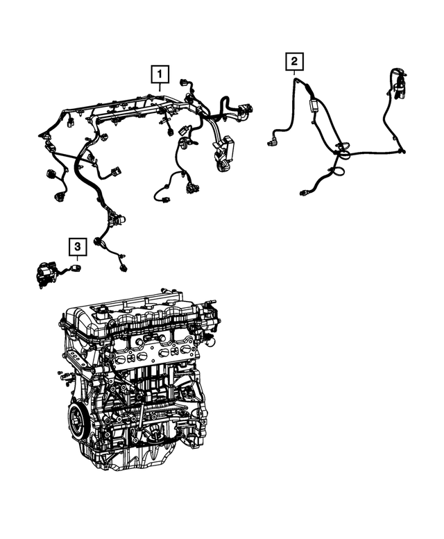 « 68089001AF –  : Moteur Cablage pour Mopar Image »
