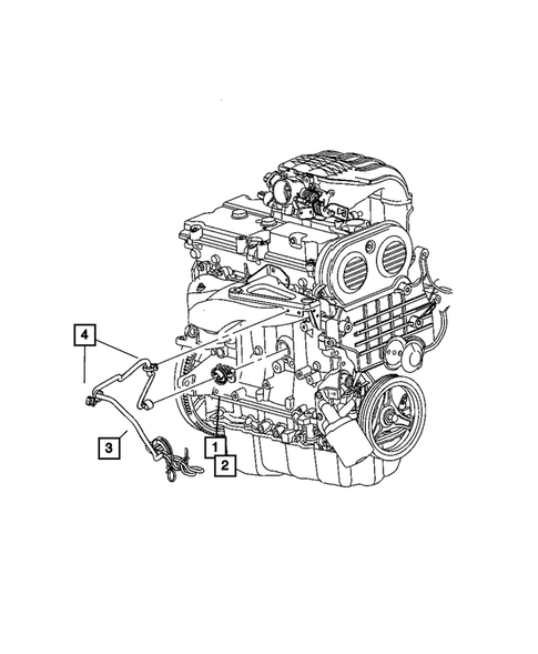 Battery Tray, Cables and Block Heaters for 2006 Jeep Liberty #1