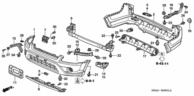 Bumper ('05) for 2005 Honda CR-V #0