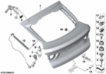 41007339422 - Bodywork: Trunk Lid for BMW Image