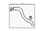 25450N9700 - Cooling System: Hose for Hyundai Image image