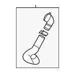 25414N9700 - Belts &amp; Cooling: Radiator Coolant Hose for Hyundai Image