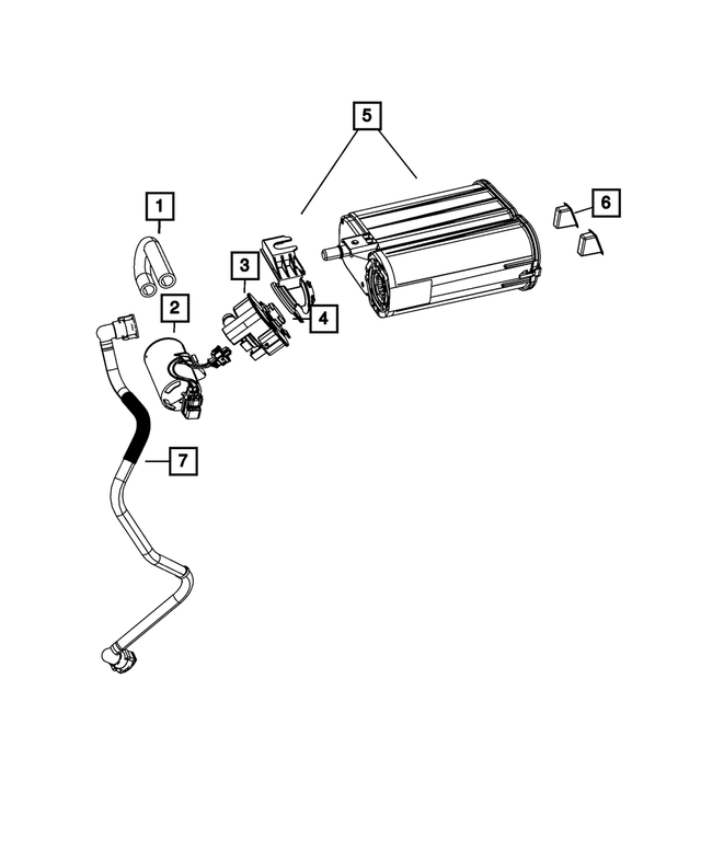 4578587AH - : Vapor Canister for Mopar Image