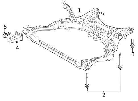 Suspension Mounting for 2014 Mazda CX-5 #0
