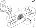 27263PA9000 - Transmission - Automatic: SEAT, VALVE SPRING (1.0MM) for Honda Image