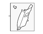 JL1Z7824346AH - Body: Upper Center Pillar Trim for Ford: Expedition Image